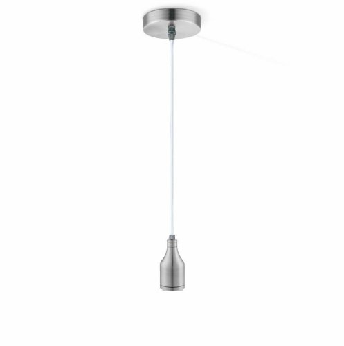 Светильник подвесной Oliver A34 Globo без плафона 1 лампа, основание матовое никель в стиле лофт современный 