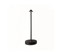 Настольная лампа LED Кальми 07209-T,19 Kink Light чёрная на 1 лампу, основание чёрное металл в стиле современный 