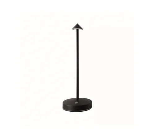 Настольная лампа LED Кальми 07209-T,19 Kink Light чёрная на 1 лампу, основание чёрное металл в стиле современный 