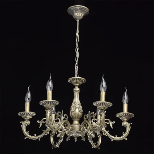 Люстра подвесная Аврора 371011106 MW-Light без плафона на 6 ламп, основание античное бронза в стиле классический фото 2