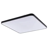 Светильник потолочный Agnes 9172-NW Nowodvorski белый на 1 лампу, основание чёрное в стиле современный квадраты Светильник потолочный Agnes 9172-NW Nowodvorski белый на 1 лампу, основание чёрное в стиле современный квадраты