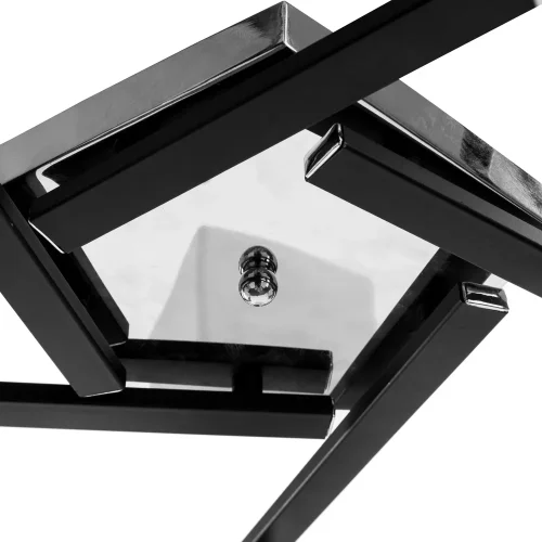 Люстра потолочная Visuale A8165PL-5BK Arte Lamp белая на 5 ламп, основание чёрное в стиле современный  фото 4