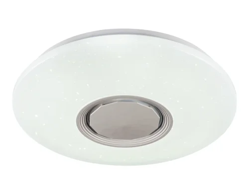 Светильник потолочный LED RGB Music с пультом Orbital Dance FF200 Ambrella light белый 1 лампа, основание белое в стиле современный хай-тек с пультом фото 2