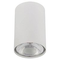 Светильник накладной Bit 6873-NW Nowodvorski белый 1 лампа, основание белое в стиле современный круглый
