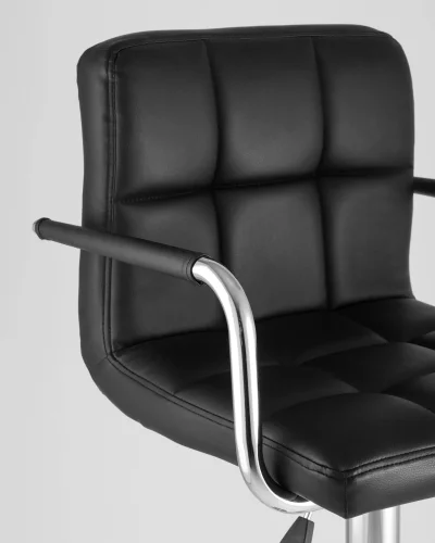 Стул барный Малави NEW, черный NP УТ000039146 Stool Group, /экокожа, ножки/металл/, размеры - 910*1110**** фото 8