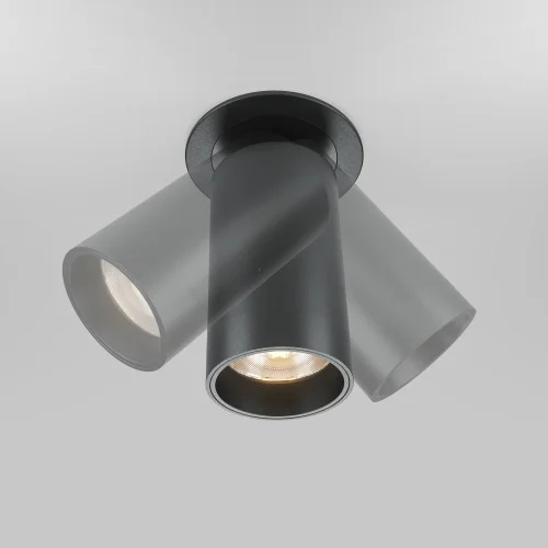 Светильник точечный Focus Led DL125-L12-3K-B Maytoni чёрный на 1 лампу, основание чёрное в стиле современный хай-тек круглый фото 8