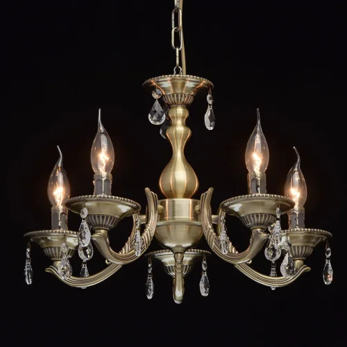 Люстра подвесная Аврора 371011605 MW-Light без плафона на 5 ламп, основание жёлтое бронзовое в стиле классический фото 2 Люстра подвесная Аврора 371011605 MW-Light без плафона на 5 ламп, основание жёлтое бронзовое в стиле классический фото 2