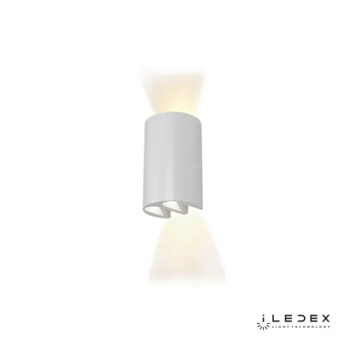 Бра LED Double ZD8161-12W WH iLedex белый на 1 лампу, основание белое в стиле хай-тек современный 