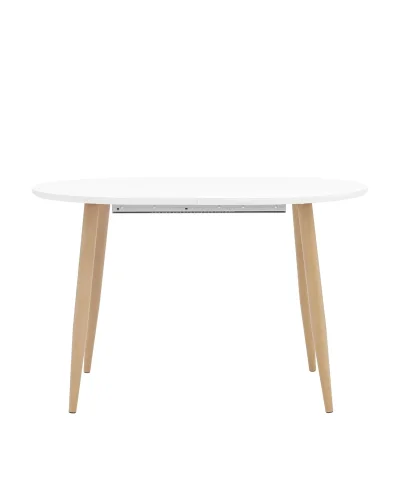Стол обеденный Берген, раскладной, 120-180*80, белый УТ000003493 Stool Group столешница белая из мдф фото 7