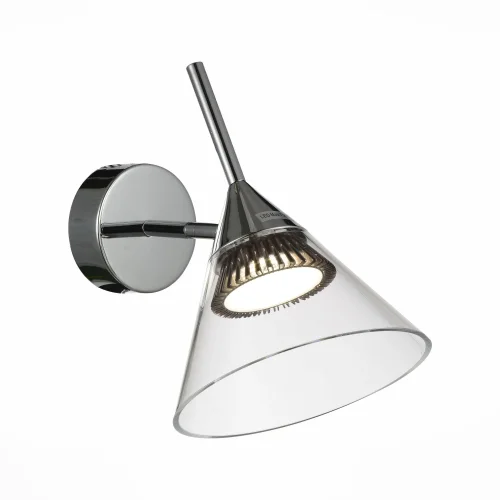 Бра LED SL930.101.01 St-Luce прозрачный на 1 лампа, основание хром в стиле современный 