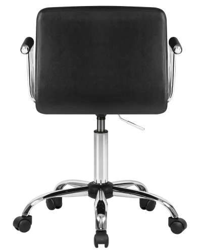 Офисное кресло набор 2 шт. SET-2 9400-LM TERRY, цвет чёрный Dobrin, /экокожа, ножки/металл/хром, размеры - 810*950***580*580 фото 6