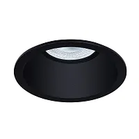Светильник точечный Dash A2864PL-1BK Arte Lamp чёрный на 1 лампу, основание чёрное в стиле современный круглый