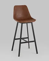 Стул барный TEXAS, экокожа, коричневый УТ000038914 Stool Group, /, ножки//, размеры - *1080***475*490
