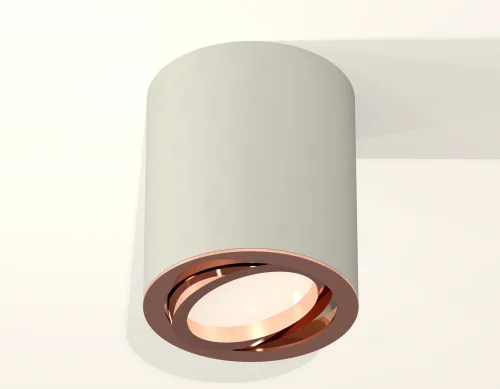 Светильник накладной Techno spot XS7423023 Ambrella light серый 1 лампа, основание серое в стиле хай-тек современный круглый фото 3