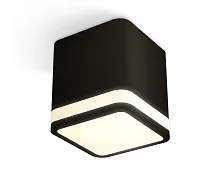 Светильник накладной Techno Spot XS XS7806030 Ambrella light чёрный 1 лампа, основание чёрное в стиле хай-тек современный квадратный