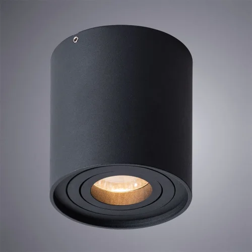 Светильник накладной Falcon A5645PL-1BK Arte Lamp чёрный 1 лампа, основание чёрное в стиле современный круглый фото 2