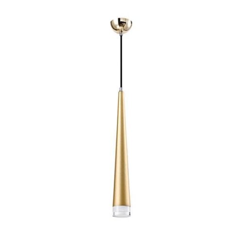 Светильник подвесной LED Capital V2360-PL Moderli золотой 1 лампа, основание золотое в стиле современный трубочки