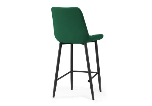 Полубарный стул Алст К зеленый / черный 502120 Woodville, зелёный/велюр, ножки/металл/чёрный, размеры - ****500*580 фото 4