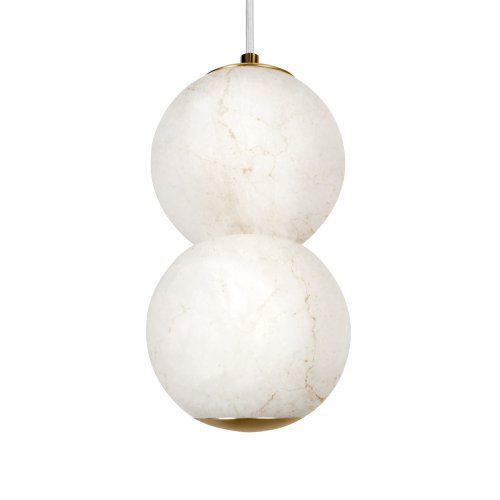 Светильник подвесной ЛЕД Бидз / Beads 10530/2P LOFT IT бежевый на 1 лампу, основание бронзовое в стиле современный фото 5