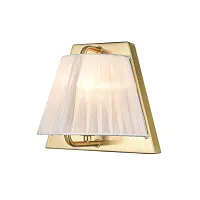 Бра Isabella VL4254W01 Vele Luce белый 1 лампа, основание золотое в стиле классический 