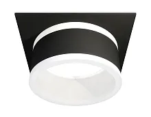 Светильник точечный XC8062019 Ambrella light белый 1 лампа, основание чёрное в стиле хай-тек 
