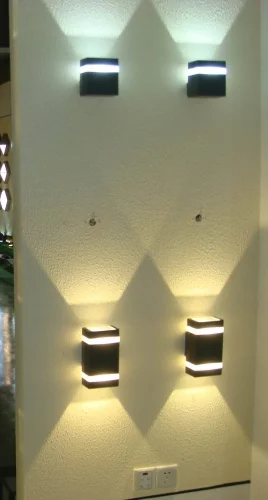 Настенный светильник CLU0005D Citilux уличный IP54 чёрный 2 лампы, плафон чёрный в стиле хай-тек LED фото 2