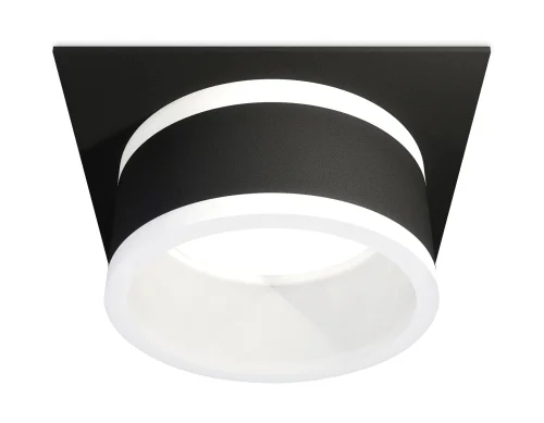 Светильник точечный XC8062019 Ambrella light белый 1 лампа, основание чёрное в стиле хай-тек 