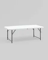 Стол складной 122*61*74см с регулировкой высоты - чемодан УТ000040163 Stool Group столешница белая из пластик
