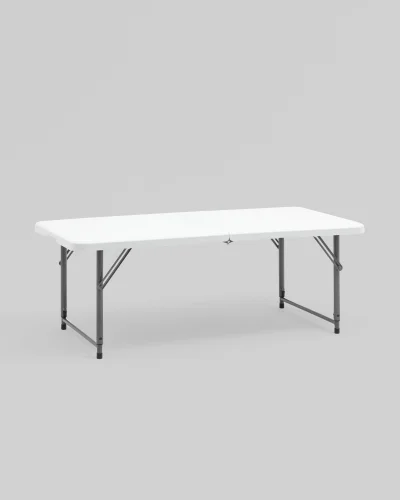 Стол складной 122*61*74см с регулировкой высоты - чемодан УТ000040163 Stool Group столешница белая из пластик