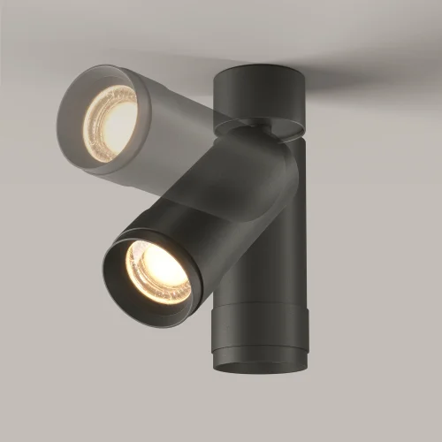 Светильник накладной LED Focus Zoom C055CL-L12W3K-Z-B Maytoni чёрный на 1 лампу, основание чёрное в стиле современный хай-тек круглый фото 17