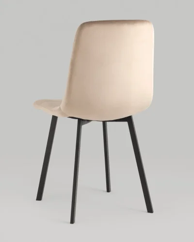 Стул Chilly, велюр мокка (набор 2шт) УТ000039335 Stool Group, коричневый/велюр, ножки/металл/, размеры - *860***460*560 фото 4