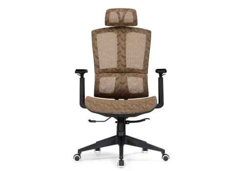 Компьютерное кресло Lanus brown / black 15398 Woodville, коричневый/ткань, ножки/пластик/чёрный, размеры - *1270***680* фото 2