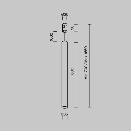 Трековый подвесой светильник Focus Led Flarity 4000K 5Вт 60° TR156-1-5W4K-BS Maytoni латунь для шинопроводов серии Magnetic trаck system Flarity латунь фото 10