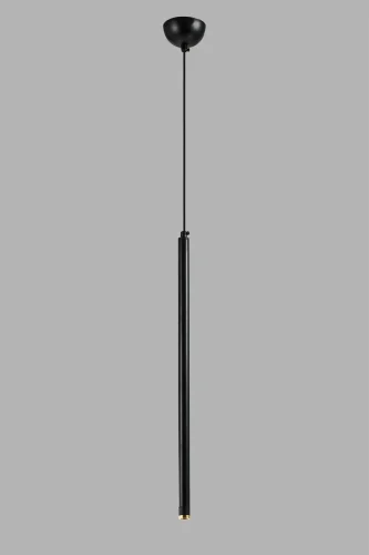 Светильник подвесной LED Como V10467-PL Moderli чёрный 1 лампа, основание чёрное в стиле современный минимализм трубочки фото 2