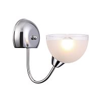 Бра Alora 4461/1W Lumion белый 1 лампа, основание хром в стиле современный 