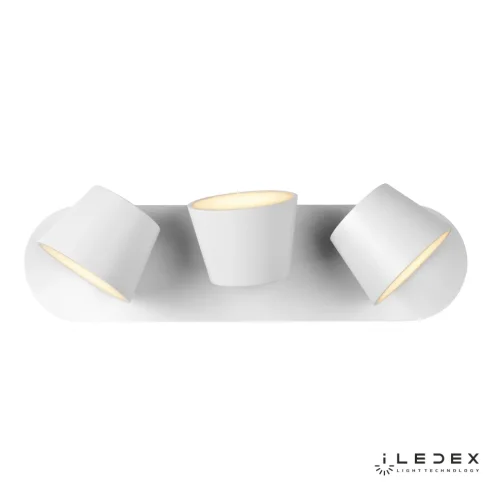 Бра LED Flexin W1118-3AS WH iLedex белый на 1 лампа, основание белое в стиле современный хай-тек  фото 5