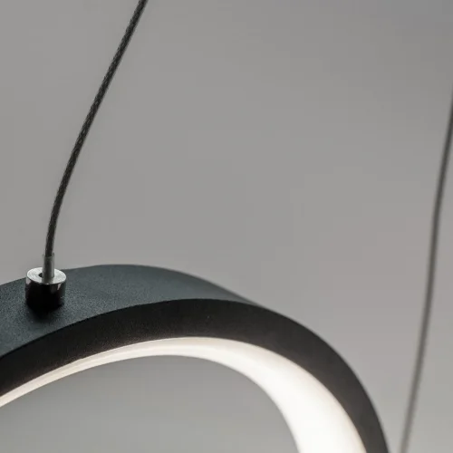 Светильник подвесной LED Kitesurf 7142 Mantra чёрный 1 лампа, основание чёрное в стиле современный хай-тек  фото 5