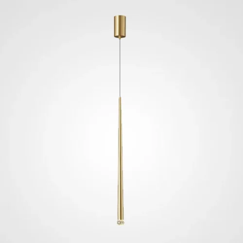 Светильник подвесной MAGRIT LUX H60 Brass 213854-23 ImperiumLoft прозрачный 1 лампа, основание латунь в стиле современный лофт 