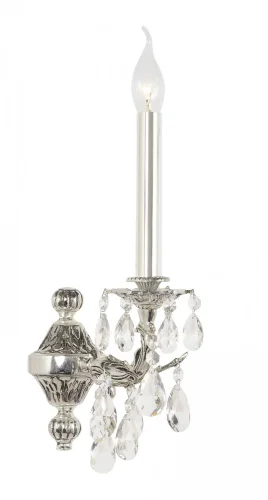 Бра Aosta E 2.1.1.400 SB Dio D'Arte без плафона на 1 лампа, основание серебряное серое в стиле классический 