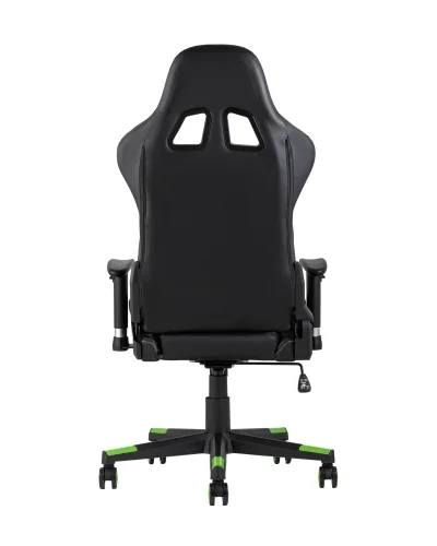 Кресло спортивное TopChairs Cayenne зеленое УТ000004602 Stool Group, зелёный/экокожа, ножки/металл/чёрный, размеры - ****640*530 фото 6
