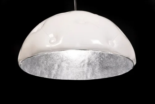 Светильник подвесной Chesterio  LDP 810842-3 WT Lumina Deco серебряный белый 3 лампы, основание хром в стиле модерн  фото 5