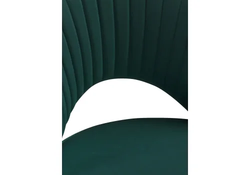 Деревянный стул Сандвикен черный / velutto 20 462400 Woodville, зелёный/велюр, ножки/металл/чёрный, размеры - ****500*550 фото 7