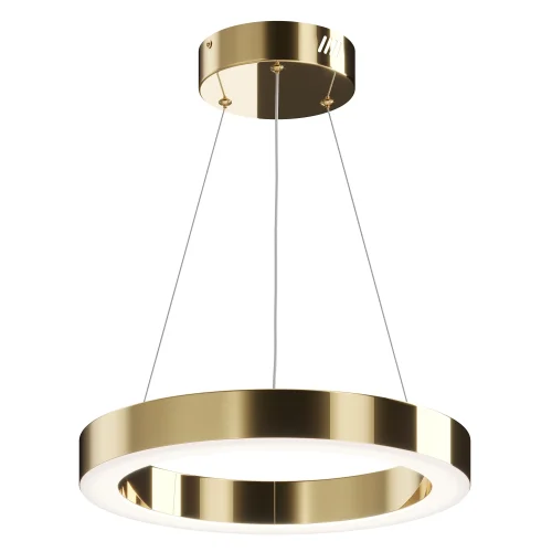 Светильник подвесной LED Saturno MOD415PL-L36BS4K Maytoni латунь на 1 лампу, основание латунь в стиле современный хай-тек кольца фото 9