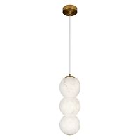 Светильник подвесной ЛЕД Бидз / Beads 10530/3P LOFT IT бежевый на 1 лампу, основание бронзовое в стиле современный Светильник подвесной ЛЕД Бидз / Beads 10530/3P LOFT IT бежевый на 1 лампу, основание бронзовое в стиле современный