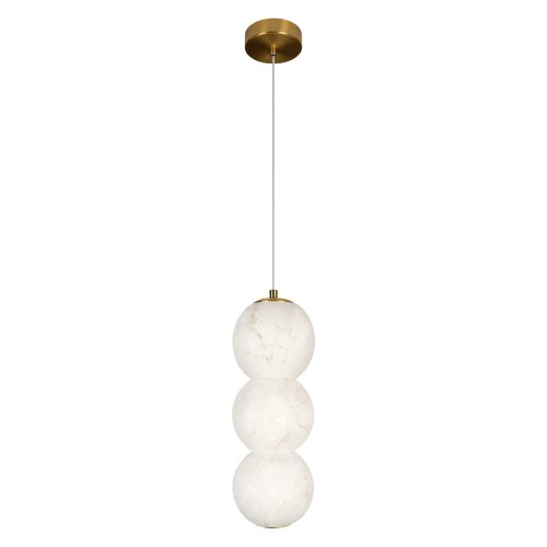 Светильник подвесной ЛЕД Бидз / Beads 10530/3P LOFT IT бежевый на 1 лампу, основание бронзовое в стиле современный Светильник подвесной ЛЕД Бидз / Beads 10530/3P LOFT IT бежевый на 1 лампу, основание бронзовое в стиле современный