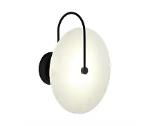 Бра LED Мелисса 08437,19 Kink Light белый на 1 лампу, основание чёрное в стиле современный 