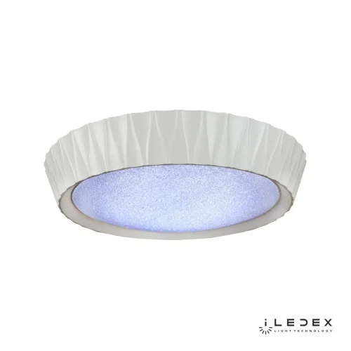 Светильник потолочный LED с пультом Nebula 6145/24W WH iLedex белый 1 лампа, основание белое в стиле современный хай-тек с пультом фото 3