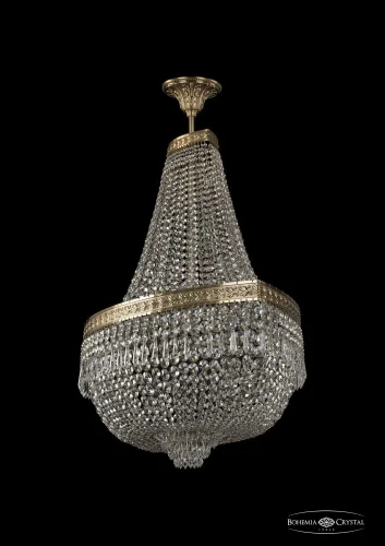 Люстра потолочная хрустальная 19273/H2/100IV Pa Bohemia Ivele Crystal прозрачная на 18 ламп, основание латунь в стиле классический sp фото 2