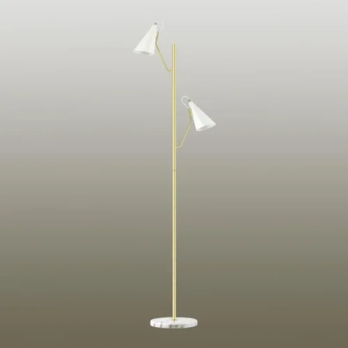 Накладной Светильник потолочный REDDAL 167408-26 ImperiumLoft белый на 1 лампу, основание золотое в стиле современный фото 4