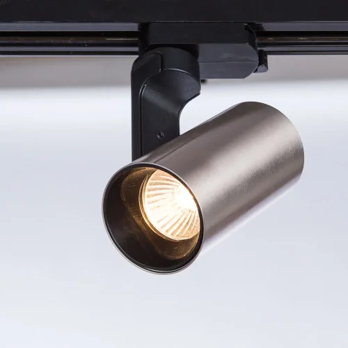 Трековый светильник A2668PL-1SS Arte Lamp серебряный для шинопроводов серии Bucho фото 3